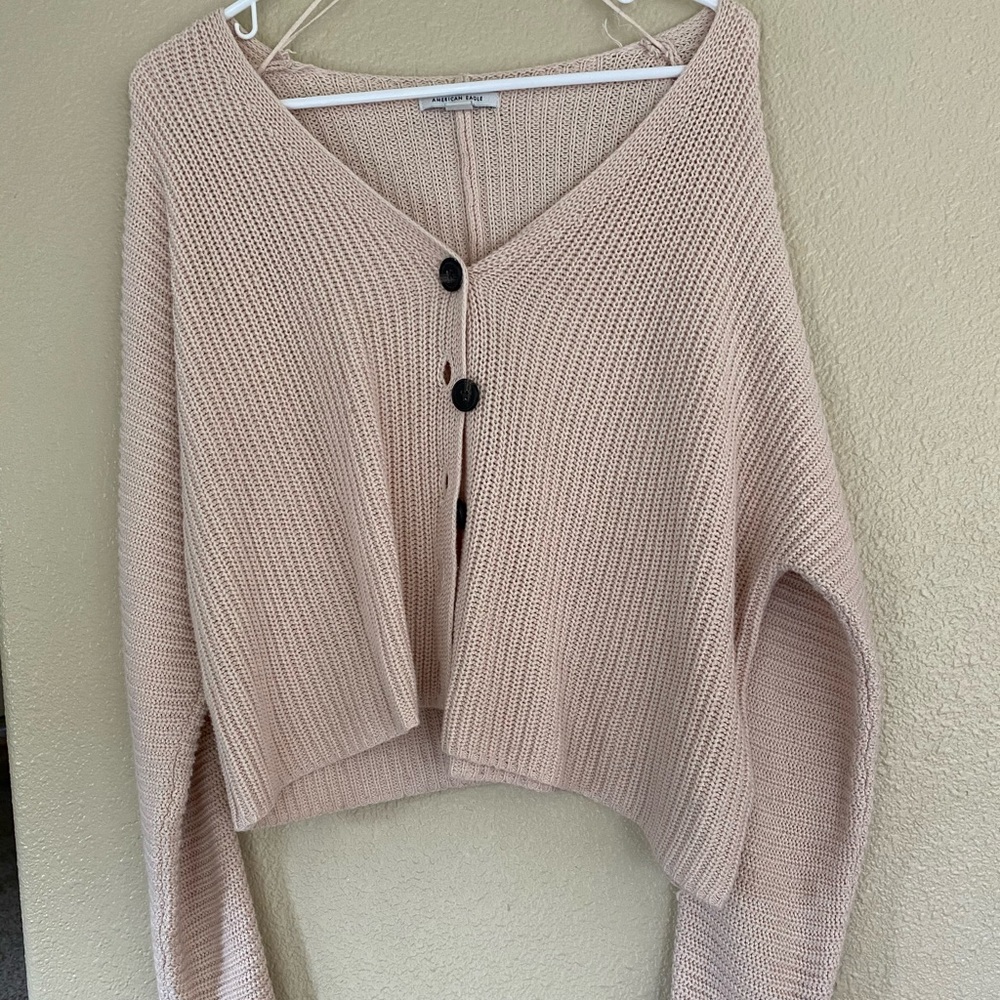 Tan knit top